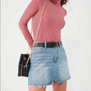 Classic Blue Denim Skirt